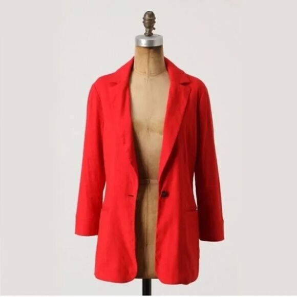Anthropologie Level99 Linen Blazer NWT - Picture 1 of 7